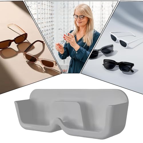 Generisch Soporte de pared para gafas, pared con soporte para gafas, organizador de almacenamiento para gafas, montaje en pared, ahorro de espacio, organizador para dormitorio, sala de estudio - imagen 4