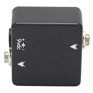 [Pristine Tone Preservation] The guitar buffer effect pedal eliminates cable capacitance and tone sucking to deliver crystal clear sound quality. your guitar will sound as if it's directly connected to the amplifier with a premium short cable maintai...