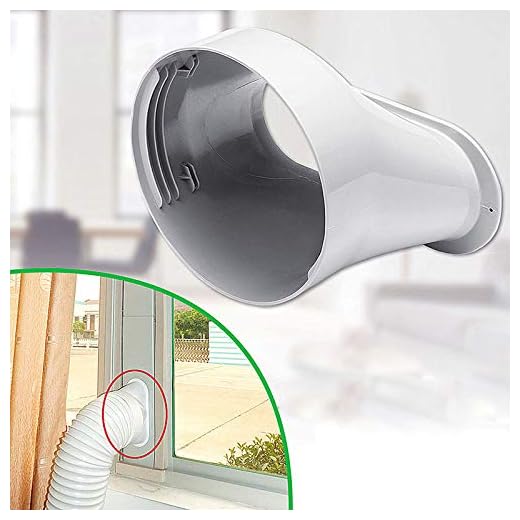 lzndeal Empalme Para Manguera De Escape De Aire Acondicionado Portátil Ventana de adaptador para Shinco Aire Acondicionado