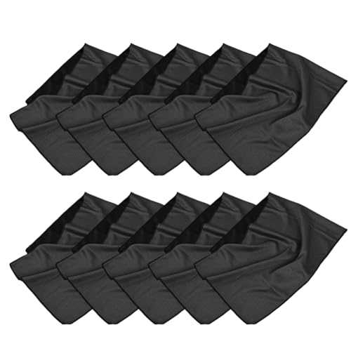 Nuhikap Dark Gray Cool Sports Quick-Drying Towel Suitable for Gym, Travel, Yoga, Camping, Running, Outdoor Sports