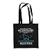 Fashionalarm Stoffbeutel - Keine Hundehaare - Neufundländer Glitzer | Beutel Baumwoll-Tasche mit Spruch lustige Geschenk-Idee Hunde-Besitzer, Schwarz One Size
