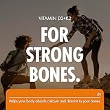 Vitamin D3 K2 (MK7) 100ug - 6 Month’s Supply - High Strength 180 Tablets - Premium Vegetarian Tablets - Suitable for Vegetarian - Vitamin D3, 4000iu & K2 - Made in UK - Image 4