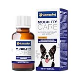 AnnonPet® Mobility Care Flüssiges Gelenkergänzungsmittel für Hunde mit Reiner Hyaluronsäure und Vitamin C | Natürliche Unterstützung für Mobilität, Arthrose, Arthritis und Dysplasie | 100 ml Flasche
