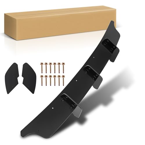 maXpeedingrods Rear Bumper Lip Diffuser Shark Fins Splitter Kit for VW Golf 6 MK6 GTI 2010-2014
