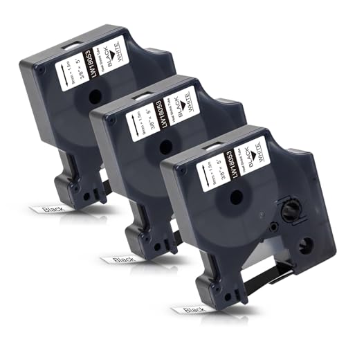 Gaine thermorétractable étiquettes de câble pour Rhino 18053 9mmx1.5m