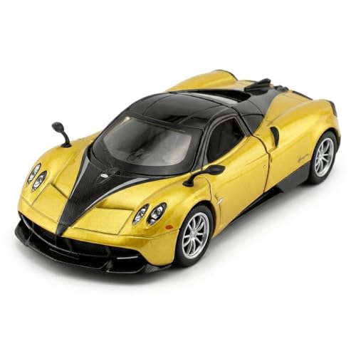 Image of Pagani Huayra 1:36 Scale Die-Cast Metal Car Model - Openable Doors Pull-Back Alloy Italian Hypercar Collectible Toy Car for Kids & Collectors