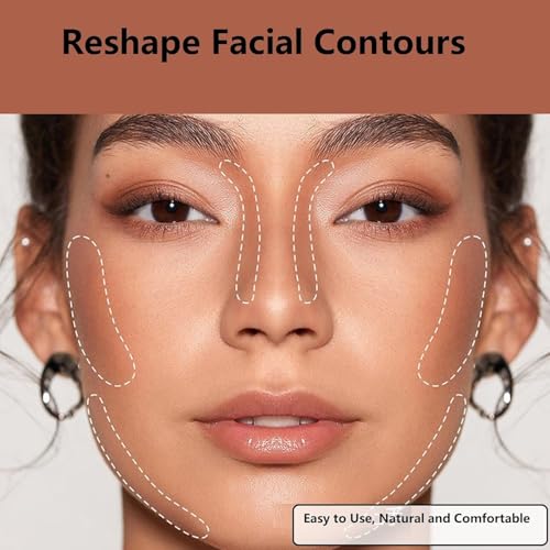 Liquid Contour Stick,Blush Makeup,Bronzer Contour Stick,Liquid Bronzer Contour Wand Concealer,Cream Bronzer Contour Wand,Smooth Natural Matte Finish Contour Wand,Waterproof Long Lasting Natural,01# - Image 8