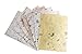 60 Sheets 8.5 x 11 inch handmade paper mulberry paper sheets for crafts japanese tissue paper with designs 8.5 by 11 inch letter size collage art supplies soap paper packaging wrap soap supplies bulk