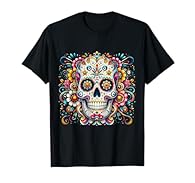 Our Halloween Sugar Skull Dia De Los Muertos Calavera design is perfect for celebrating Dia De Los Muertos and Halloween. This design makes a great gift for those who love Mexican traditions, skull art, and unique Halloween costumes, showcasing their...