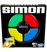 Hasbro Gaming, Jogo de Memória, Simon, Clássico - Jogo Eletrônico para Adultos e Crianças, 1 ou M...