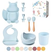 Set de repas en silicone pour bébé 10 pièces (assiette/bol/bavoir/tasse/ cuillère/fourchette) - Rose Set de repas en silicone pour bébé 10 pièces (assiette/bol/bavoir/tasse/ cuillère/fourchette) - Rose