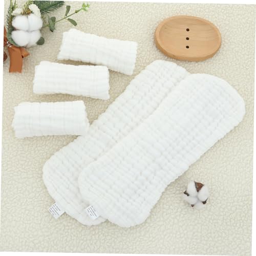 UTHCLO 5pcs Baby Boy Muslin Diaper Pads Newborn Organic Cotton Diaper Pad Absorbent Soft for 0-24 Months