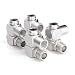 Tailonz Pneumaitc 1/4 Inch Air Tool Swivel Fitting Aluminum 360 Degree Swivel Air Hose Connector Industrial Swivel Portable Air Tool Adapter（4Pack）