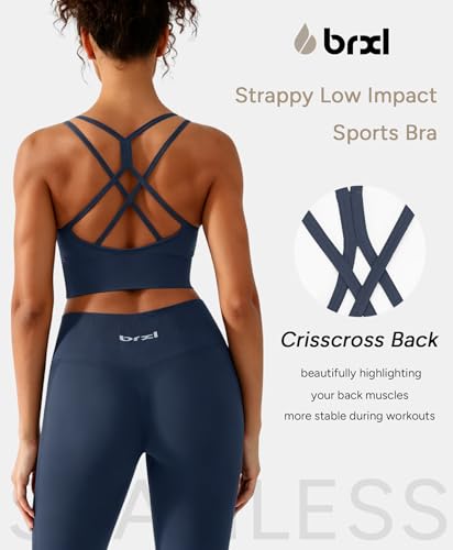Image of BRXL Sports Bras for Women Crisscross Back Workout Gym Sport Bra