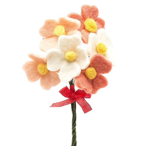 Glaciart One Felt Flowers Artificial Bouquet - 6 pcs |