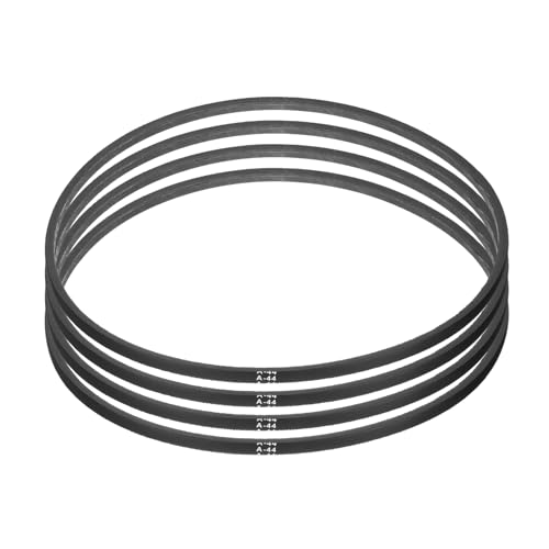 Image of uxcell 4pcs A44 or 4L460 Classic Wrapped Rubber V-Belt, 44 inch(1120mm) Inside Circumference, A Profile V Belt
