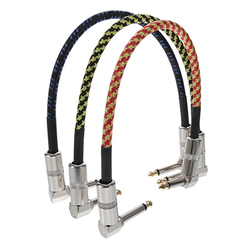 HANABASS Guitar Patch Cable Guitars 6.35mm to 6.35mm Male to Male Cable Random Color