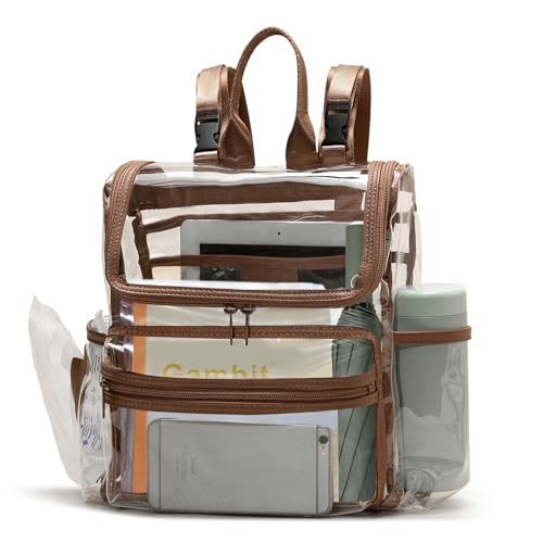 MOMINSIDE Diaper Bag Backpack Small Diaper Bag Mini Diaper Bag Clear Bag for Stadium Events Small Clear Bag 12x6x12 for Girls Boys Moms Dads Adult Concert Sports Bag