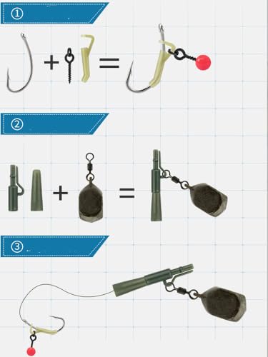 Kit de Accesorios para Pesca de Carpa 217 Piezas miniatura 3