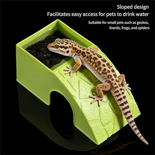 Buxuaaaa 2 Stück kleine Tierverstecke, Höhlenhaus für Terrarium Dekoration, Rutschfester Rastplatz, Sonnentunnel für Reptilien, Haustierzubehör-2