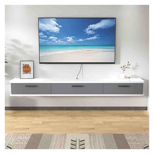 Support TV flottant pour cacher les câbles et libérer le sol du salon