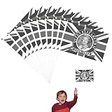 ↡【Kleingedrucktes】Wenn Sie die Ware erhalten, fällt Ihnen sofort das Kleingedruckte auf! Darüber hinaus ist der Farbstoff lichtbeständig, sodass die fliegende Queen Elizabeth II Sticks Flag aus der Ferne gut sichtbar ist.