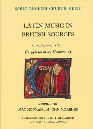 Latin Music in British Sources, c.1485-1610 (v. 2S) (EARLY ENGLISH CHURCH MUSIC)
