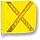 Checkers Industrial Safety Products Flagstaff FS8 Orange Safety Flag with Yellow Reflective X, 16