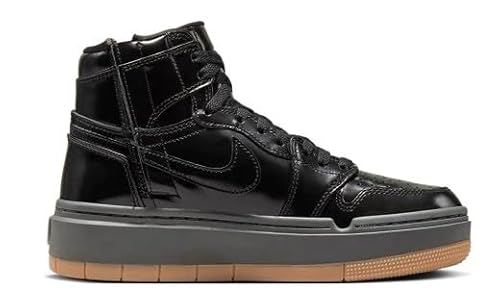 NIKE Air Jordan 1 Elevate High SE Women's Shoes (FB9894-001, Black/Medium Ash/Gum Light Brown) Size 10