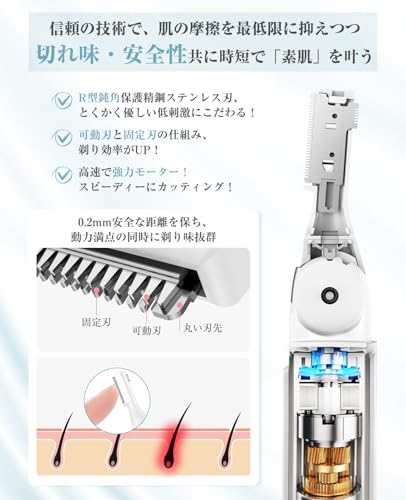 Pruvansay 眉毛シェーバー フェイスシェーバー