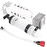 Gesamtlänge der Handpumpe 470 mm, Schlauchlänge 470 mm, mit Endstück aus Metall