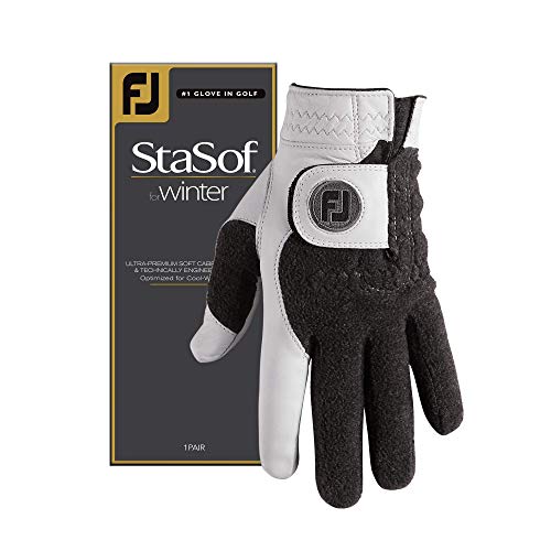 FootJoy Men's StaSof Winter Gloves, Pearl, X-Large, Pair by FootJoy - Used condition - US$21.16