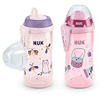 NUK 10255555 Night & Day Duo Set | 300ml | auslaufsicher | 12+ Monaten | BPA frei | rosa, 223 g