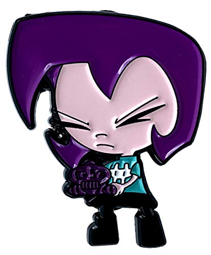 Gaz Playing Video Games - Licensed Invader Zim Collectible Pin