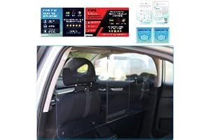 3-in-1 Kleantoolz Plexiglass Car Divider Shield Barrier
