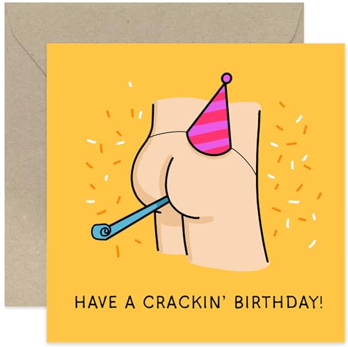 Hilarious Birthday Greeting Cards for Him - 'Cracking Birthd