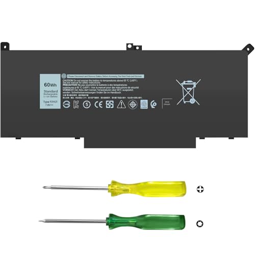 Batterie F3YGT Dell Latitude 7390 7480 7280 DM3WC KG7VF