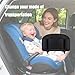 LXNIEPAN Car Organizer Back Seat,Waterproof Leather Car Seat Storage Bag Foldable Universal Hanging Seatback Organizer for Kids & Adults Travel road Trip Essentials