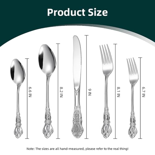 40-Piece-Stainless-Steel-Flatware-Set-Silver-Silverware-Set-Service-for-8-Cutlery-Utensils-Set-Tableware-Cutlery-Set-for-Home-Restaurant-Party