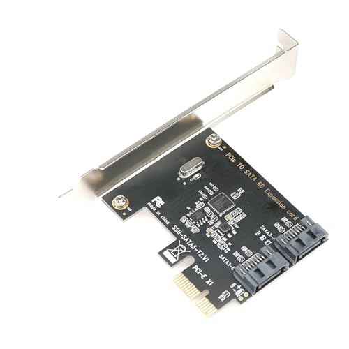 Scheda di espansione a 2 porte a 3 6 Gbps pci-express x1 s-ata