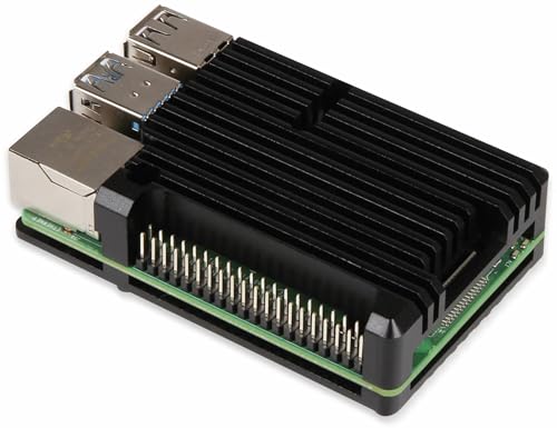 Joy-IT rb-alucasep4+07 Armor Case Block SBC-Gehaeuse Passend Fuer (Entwicklungskits): Raspberry Pi inkl. passiven K