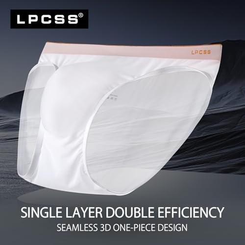 Men’s Briefs Underwear – Breathable Ice Silk, 3D Contour Pouch, Single Layer Front, Cool & Lightweight E7244