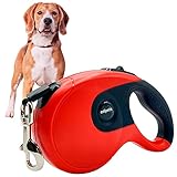 🐾 RESISTENTE Y DURADERO: correa de nailon fuerte y duradera, mango antideslizante ergonómico de TPE fácil y seguro de sujetar, su material de alta calidad ofrece seguridad y comodidad a ambos.