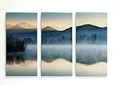 Wexford Home Quiet Morning 3 Panel Gallery Wrapped Canvas Wall Art