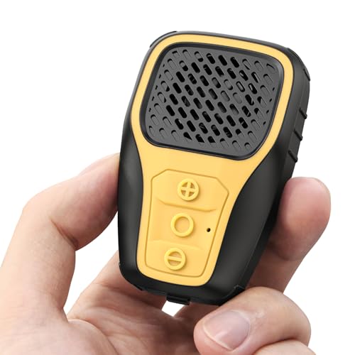 Inwa Wearable Bluetooth Speaker, Clip-on Wireless Portable Speakers, IP67 Waterproof Clip Speaker, Built-in Mic for Hands-Free Music/Calls, Mini Speaker for Work/Home/Outdoor(Yellow) - image 1