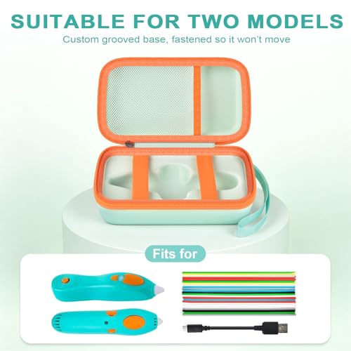 Image of ANKHOH 3D Pen for Kids Case, for 3Doodler Start+ Essentials, Mint Green