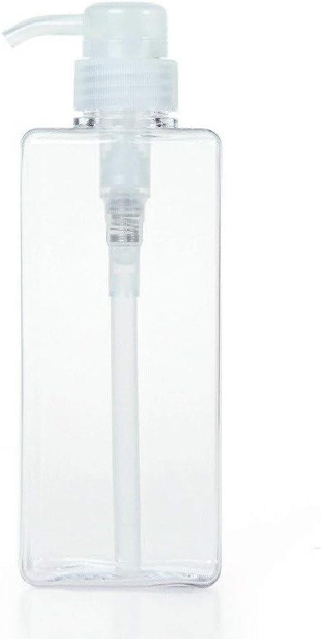 Soap Dispenser, Square Countertop Soap Dispenser, Suitable for All Kinds Liquid Soap or Lotion in Bathroom(E)