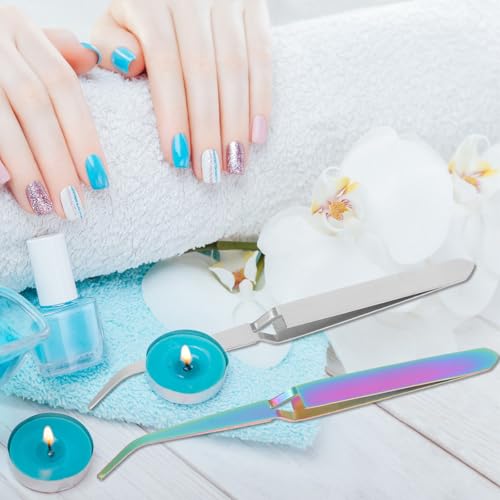 Set de 2 pinzas para moldear uñas en acero inoxidable miniatura 7