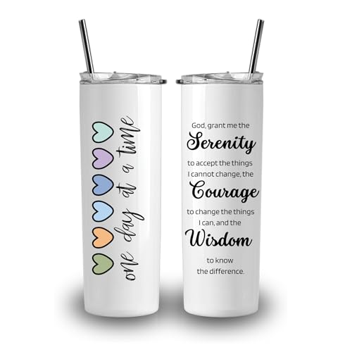 One Day at a Time Recovery Tumbler