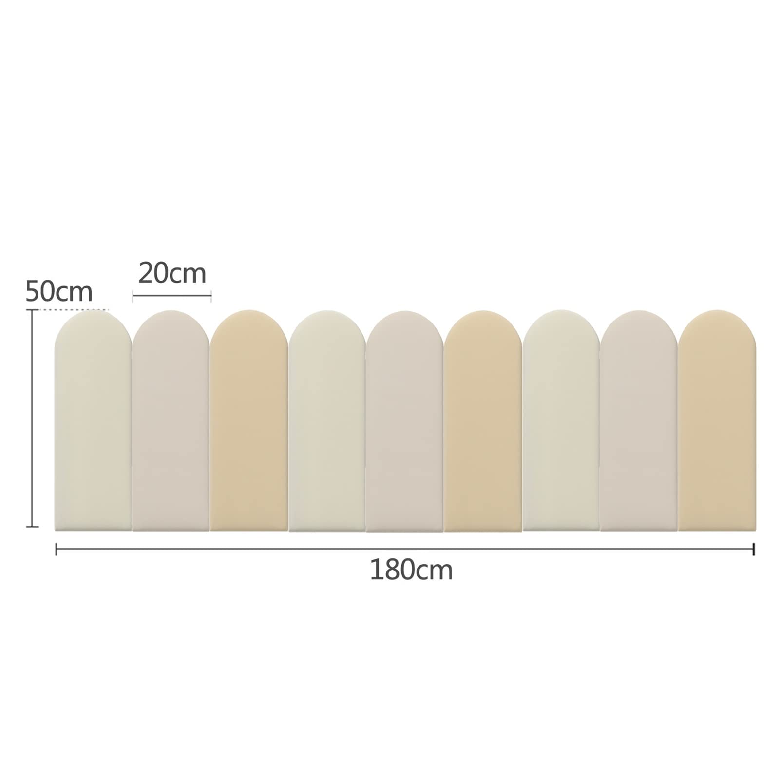 Paneles de Pared 3D, cabeceros de pelar y Pegar, Acolchado de Pared insonorizado anticolisión 3D, Paneles tapizados Impermeables para la Sala de Juegos del hogar Decorativa, fácil